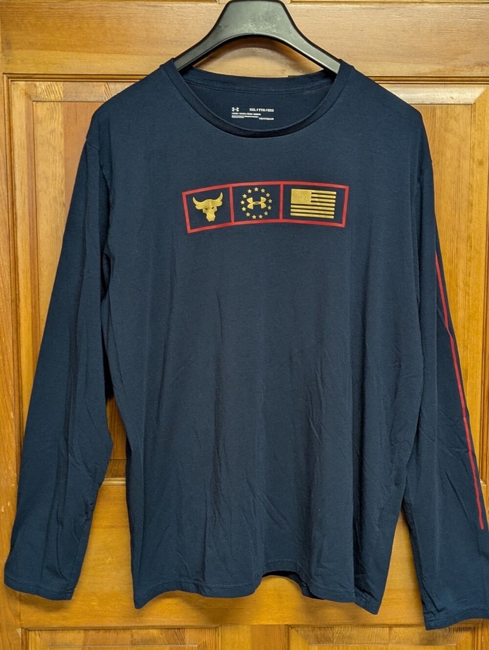 Under Armour Project Rock Respect Long Sleeve Graphic T Shirt Size XXL - Picture 9 of 9